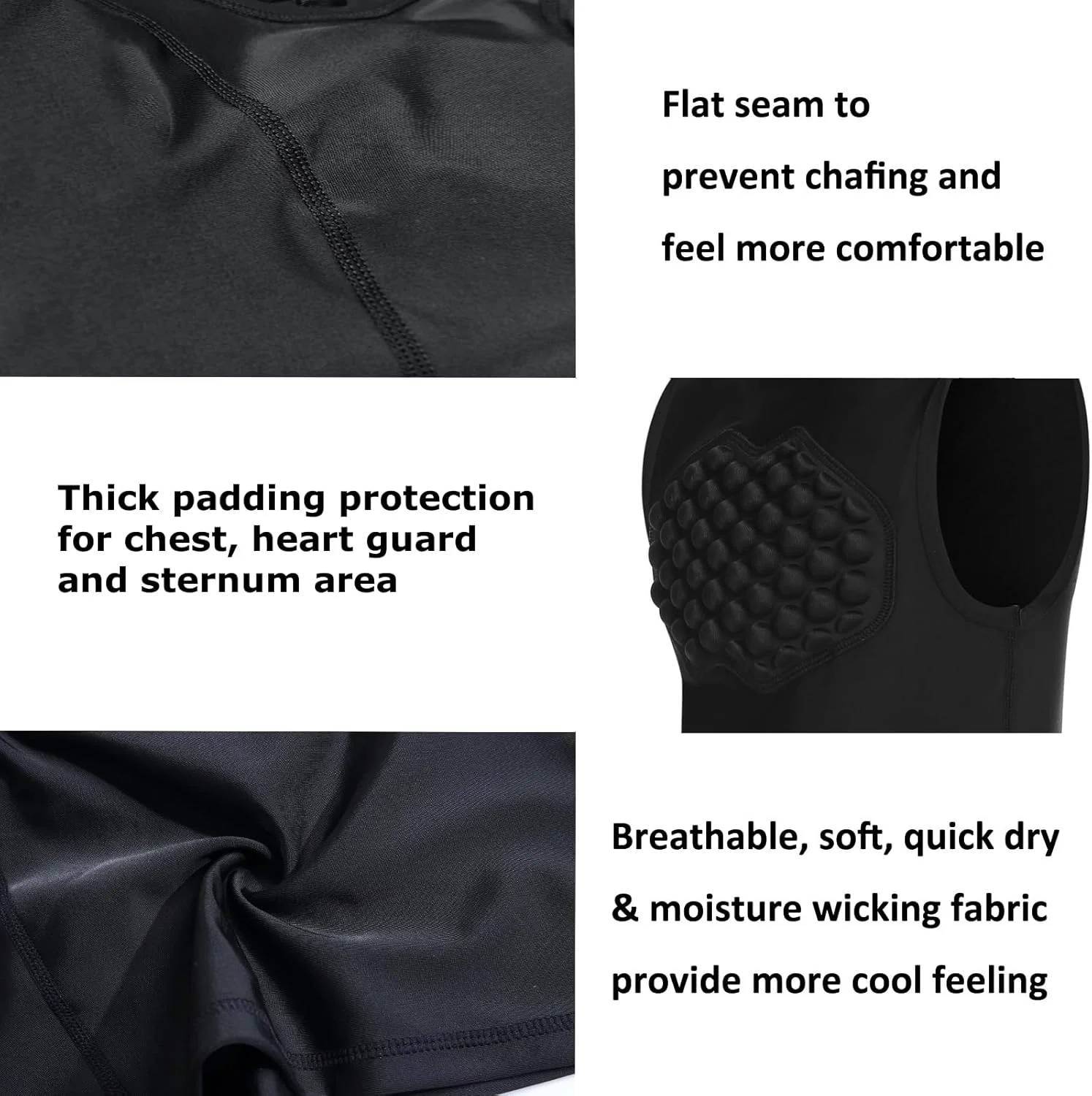 تیشرت محافظ سینه بیسبال Topeter برای کودکان و نوجوانان، محافظ قلب و جناغ سینه برای دروازهبانان و گیرندهها تیشرت محافظ سینه بیسبال Topeter برای کودکان و نوجوانان، محافظ قلب و جناغ سینه برای دروازهبانان و گیرندهها