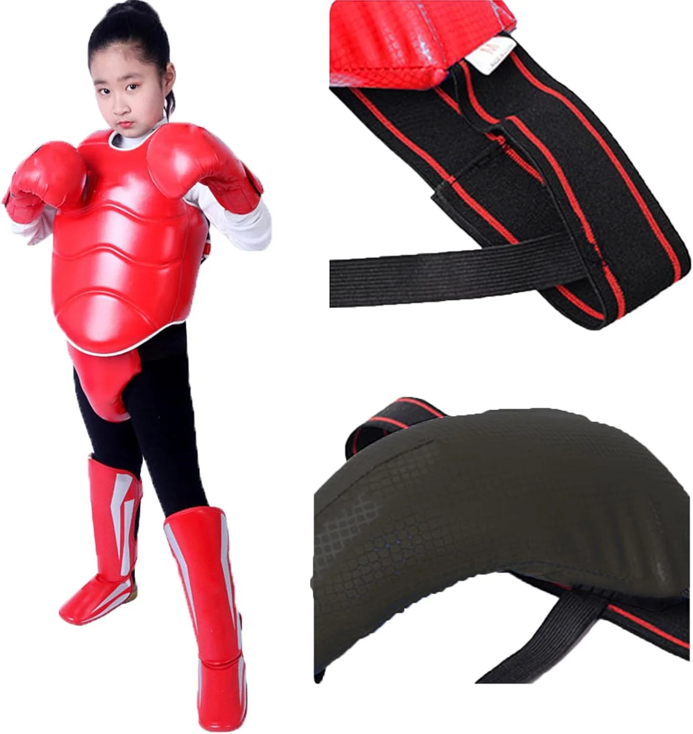 ست لوازم تکواندو و بوکس، لوازم تمرین کاراته برای نوجوانان و بزرگسالان، محافظ ساق پا/سینه/کلاه/محافظ دهان، ست لوازم محافظ هنرهای رزمی ست لوازم تکواندو و بوکس، لوازم تمرین کاراته برای نوجوانان و بزرگسالان، محافظ ساق پا/سینه/کلاه/محافظ دهان، ست لوازم محافظ هنرهای رزمی