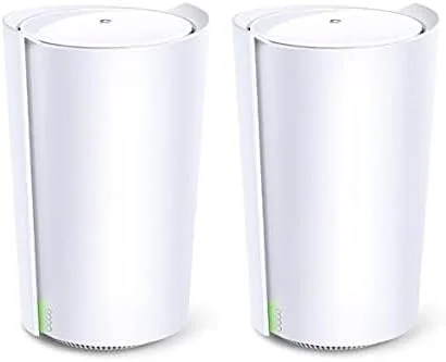 سیستم وای فای 6 مش خانگی هوشمند سه بانده TP-Link Deco AX5700 (دو عددی) (بازسازی شده)