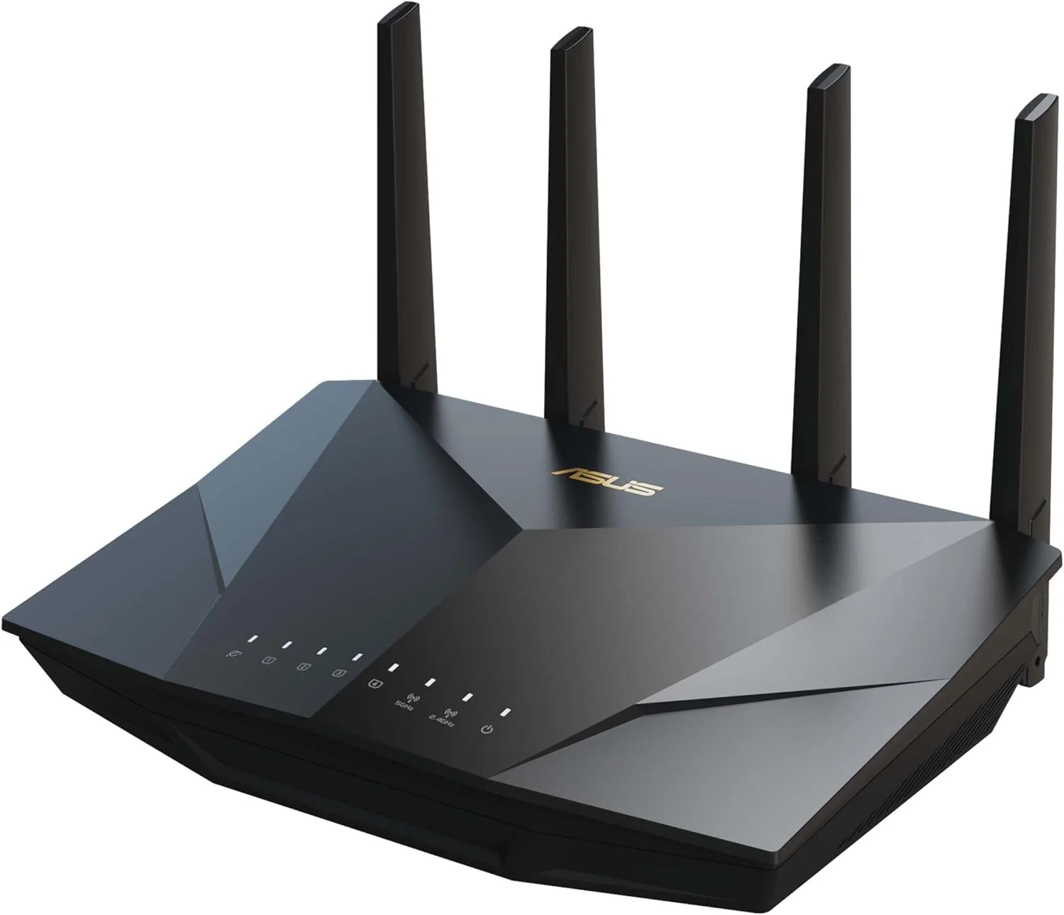 روتر ASUS RT-AX5400 دو بانده WiFi 6 با قابلیت اتصال موبایل (جایگزین روترهای 4G 5G)، امنیت شبکه رایگان، کنترل والدین پیشرفته، VPN، AiMesh برای بازی و استریم، خانه هوشمند