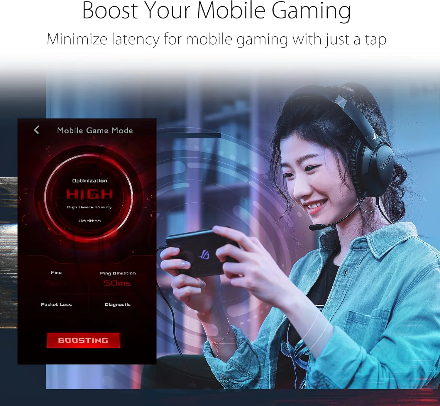 روتر گیمینگ ASUS ROG Strix GS-AX5400 (قابل ترکیب، سیستم WLAN مش Ai، وای فای 6 AX5400، سازگار با PS5، موتور گیمینگ با Aura RGB، گیگابیت LAN)