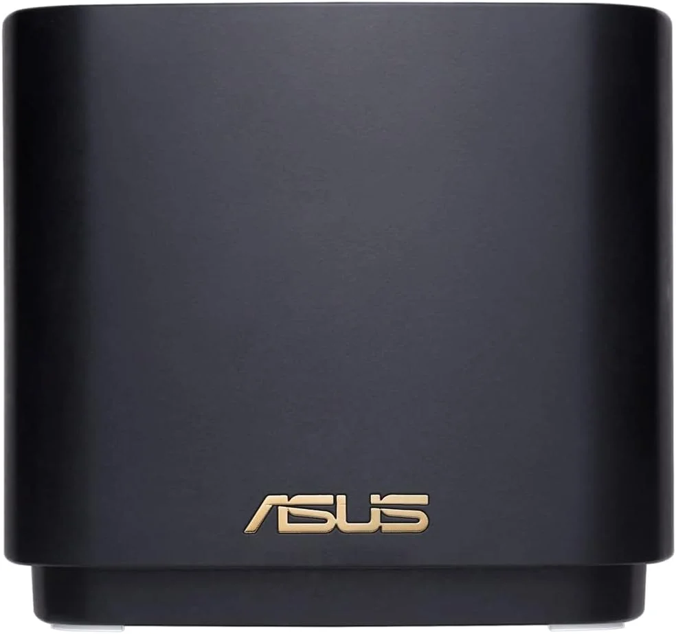 سیستم وای فای مش ASUS ZenWiFi AX Mini (AX1800 XD4 2PK) - پوشش کامل خانه تا 4800 فوت مربع و 5+ اتاق، AiMesh - مشکی