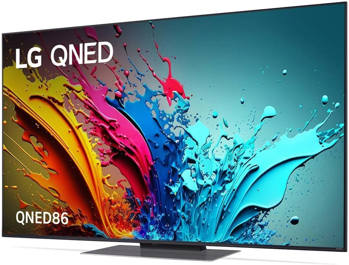تلویزیون هوشمند 4K ال جی 55 اینچ QNED مدل QNED86 با ریموت جادویی AI، HDR10 و WebOS24 مدل 55QNED86T6A.Amve مشکی تلویزیون هوشمند 4K ال جی 55 اینچ QNED مدل QNED86 با ریموت جادویی AI، HDR10 و WebOS24 مدل 55QNED86T6A.Amve مشکی