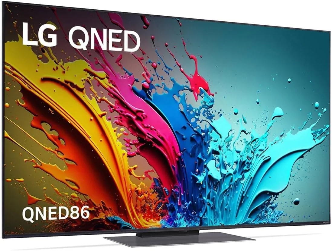 تلویزیون هوشمند 4K ال جی 55 اینچ QNED مدل QNED86 با ریموت جادویی AI، HDR10 و WebOS24 مدل 55QNED86T6A.Amve مشکی تلویزیون هوشمند 4K ال جی 55 اینچ QNED مدل QNED86 با ریموت جادویی AI، HDR10 و WebOS24 مدل 55QNED86T6A.Amve مشکی