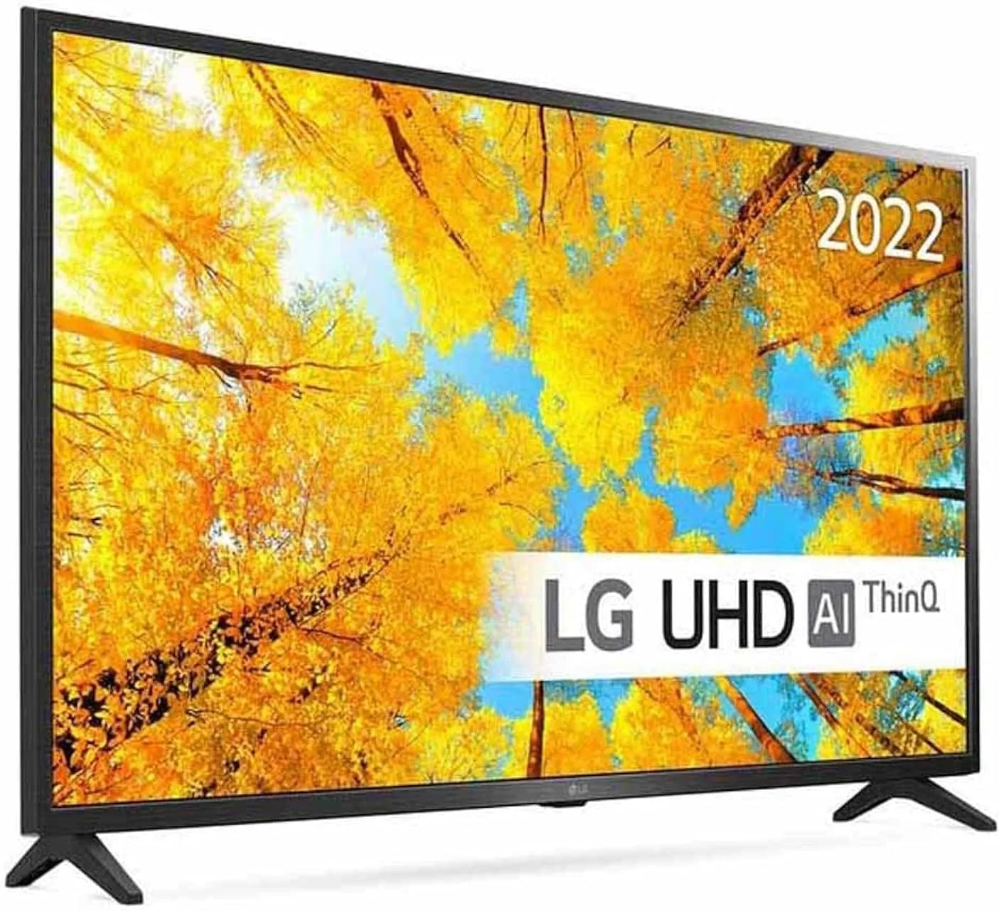تلویزیون ال جی UHD 4K سایز 43 اینچ سری UQ75006، طراحی سینما اسکرین 4K Active HDR WebOS Smart AI ThinQ