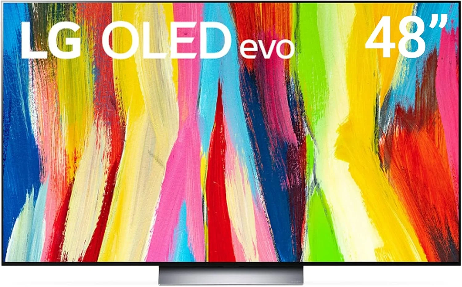 تلویزیون هوشمند 4K ال جی OLED evo سایز 48 اینچ سری C2، طراحی سینمایی صفحه نمایش 4K Cinema HDR webOS22 با هوش مصنوعی ThinQ و Pixel Dimming، مشکی، OLED48C26LA-AMAG تلویزیون هوشمند 4K ال جی OLED evo سایز 48 اینچ سری C2، طراحی سینمایی صفحه نمایش 4K Cinema HDR webOS22 با هوش مصنوعی ThinQ و Pixel Dimming، مشکی، OLED48C26LA-AMAG