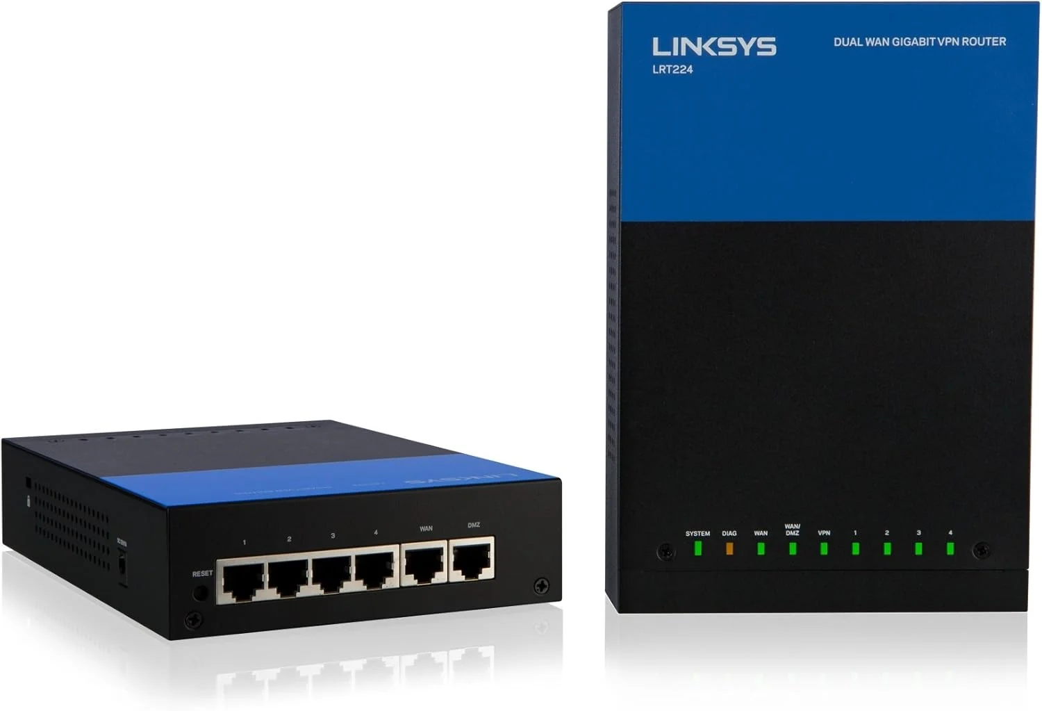 روتر VPN دوگانه WAN گیگابیتی سیمی لینکسیس LRT224 مناسب کسب و کار روتر VPN دوگانه WAN گیگابیتی سیمی لینکسیس LRT224 مناسب کسب و کار