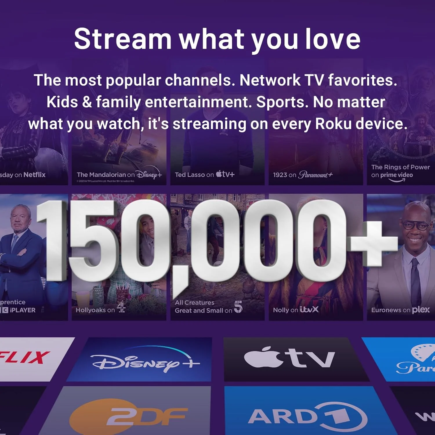 تلویزیون هوشمند 24 اینچی RCA Roku، 24 اینچ HD با Apple TV+ BBC Netflix Freeview، DVB-T2/T Dolby Audio 3 x HDMI 1 x پورت USB، صفحه نمایش بزرگ ایده آل برای سالن کوچک یا آشپزخانه