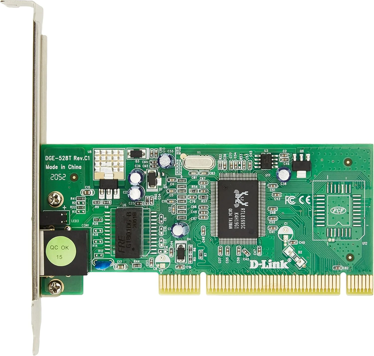 کارت شبکه گیگابیتی مسی PCI دی-لینک مدل DGE-528T مناسب برای کامپیوتر، بدنه فلزی