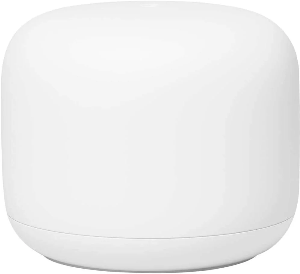 روتر گوگل Nest WiFi مدل GA00595-US - سیستم مش وای-فای 4x4 AC2200 با پوشش 204 متر مربع