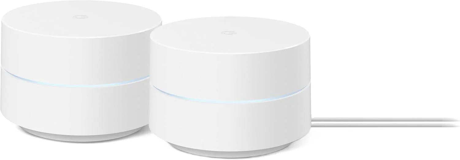 گوگل وای فای - AC1200 - سیستم وای فای مش - روتر وای فای - پوشش 3000 فوت مربع - بسته 2 عددی