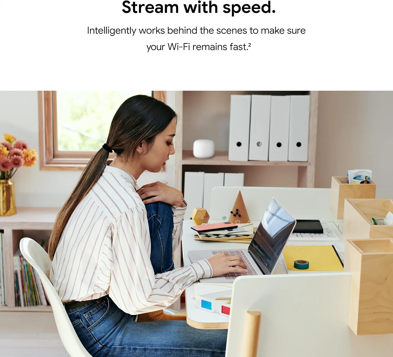 اکسس پوینت مش وای فای گوگل نست، سفید