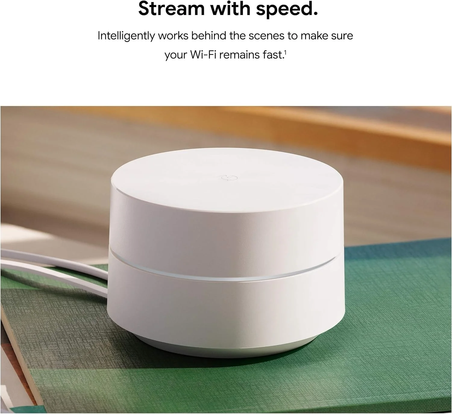 گوگل وای فای - AC1200 - سیستم وای فای مش - روتر وای فای - پوشش 3000 فوت مربع - بسته 2 عددی