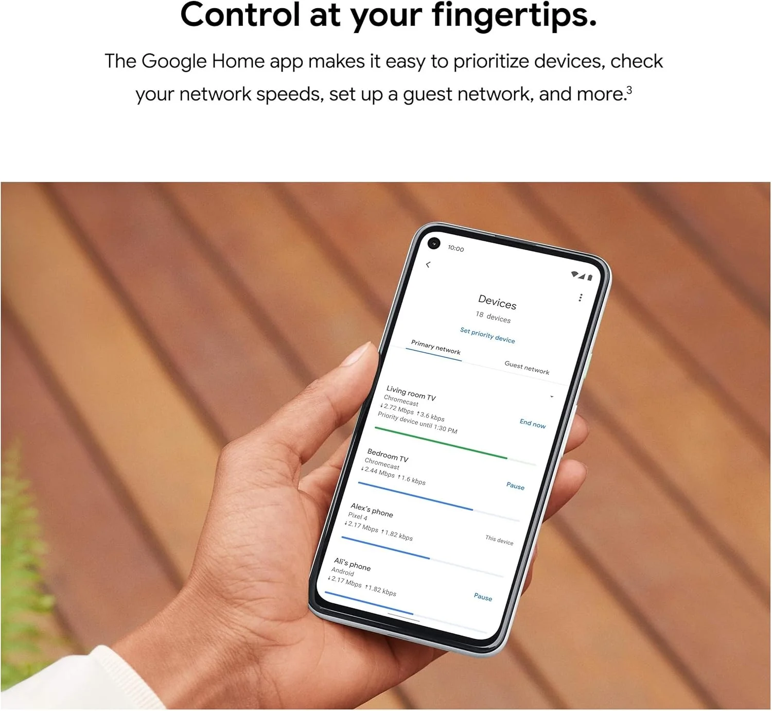 گوگل وای فای - AC1200 - سیستم وای فای مش - روتر وای فای - پوشش 3000 فوت مربع - بسته 2 عددی
