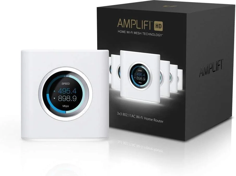 روتر وایفای خانگی یوبیکویتی AmpliFi HD، سفید روتر وایفای خانگی یوبیکویتی AmpliFi HD، سفید
