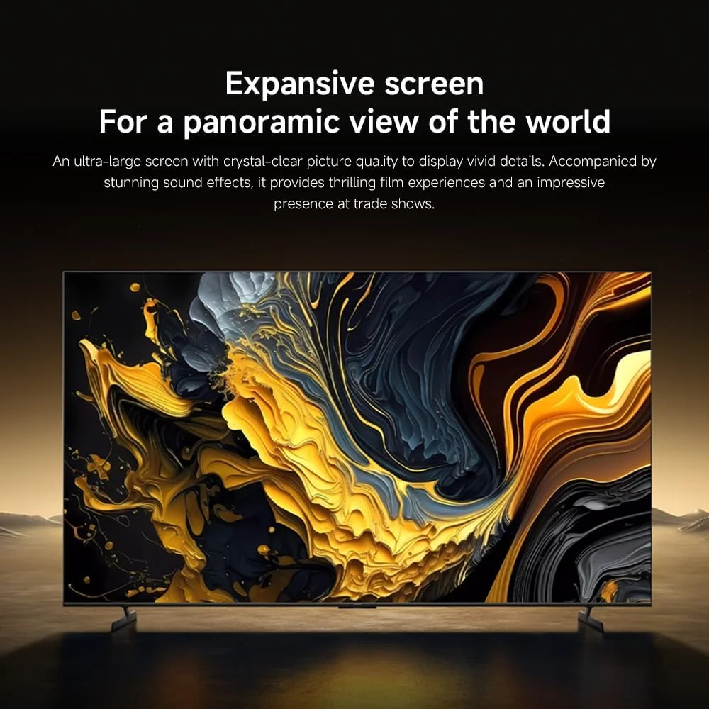 تلویزیون شیائومی مکس 85 2025 | نمایشگر فوق العاده بزرگ 4K | نمایشگر کوانتوم دات | نرخ تازه سازی 144 هرتز، دالبی ویژن، دالبی اتموس¹ | پردازنده هوش مصنوعی | گوگل تی وی³