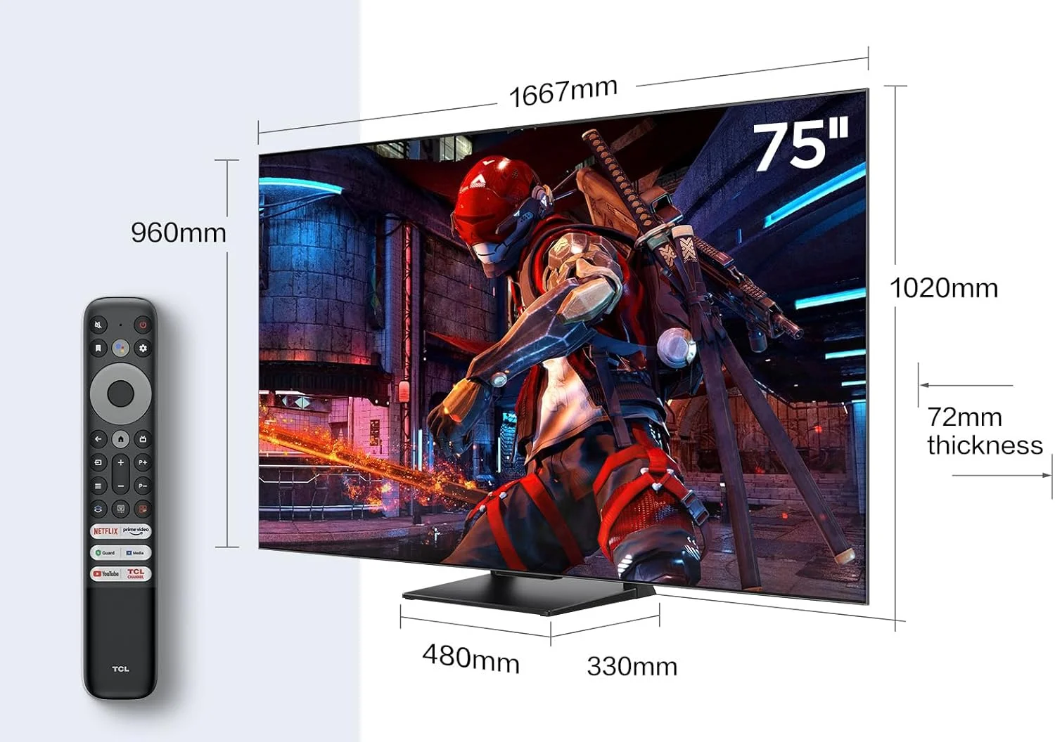 تلویزیون هوشمند کیولد 75 اینچ TCL 4K Ultra HD مدل 75C745 (مدل 2023) + دستگاه تصفیه هوا بریوا A5 سفید رنگ تلویزیون هوشمند کیولد 75 اینچ TCL 4K Ultra HD مدل 75C745 (مدل 2023) + دستگاه تصفیه هوا بریوا A5 سفید رنگ