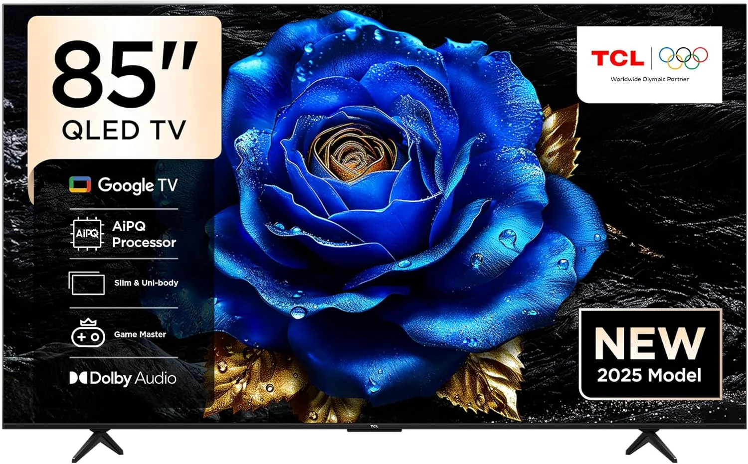 تلویزیون هوشمند 85 اینچی TCL مدل 85T6C با کیفیت 4K QLED، کریستال کوانتومی رنگارنگ HDR 10+، مناسب بازی، دارای Google TV، سیستم صوتی ONKYO 2.1 Hi-Fi، Dolby Atmos، DTS Virtual X، MEMC، کنترل صوتی، Game Master و طراحی باریک (مدل 2025) تلویزیون هوشمند 85 اینچی TCL مدل 85T6C با کیفیت 4K QLED، کریستال کوانتومی رنگارنگ HDR 10+، مناسب بازی، دارای Google TV، سیستم صوتی ONKYO 2.1 Hi-Fi، Dolby Atmos، DTS Virtual X، MEMC، کنترل صوتی، Game Master و طراحی باریک (مدل 2025)