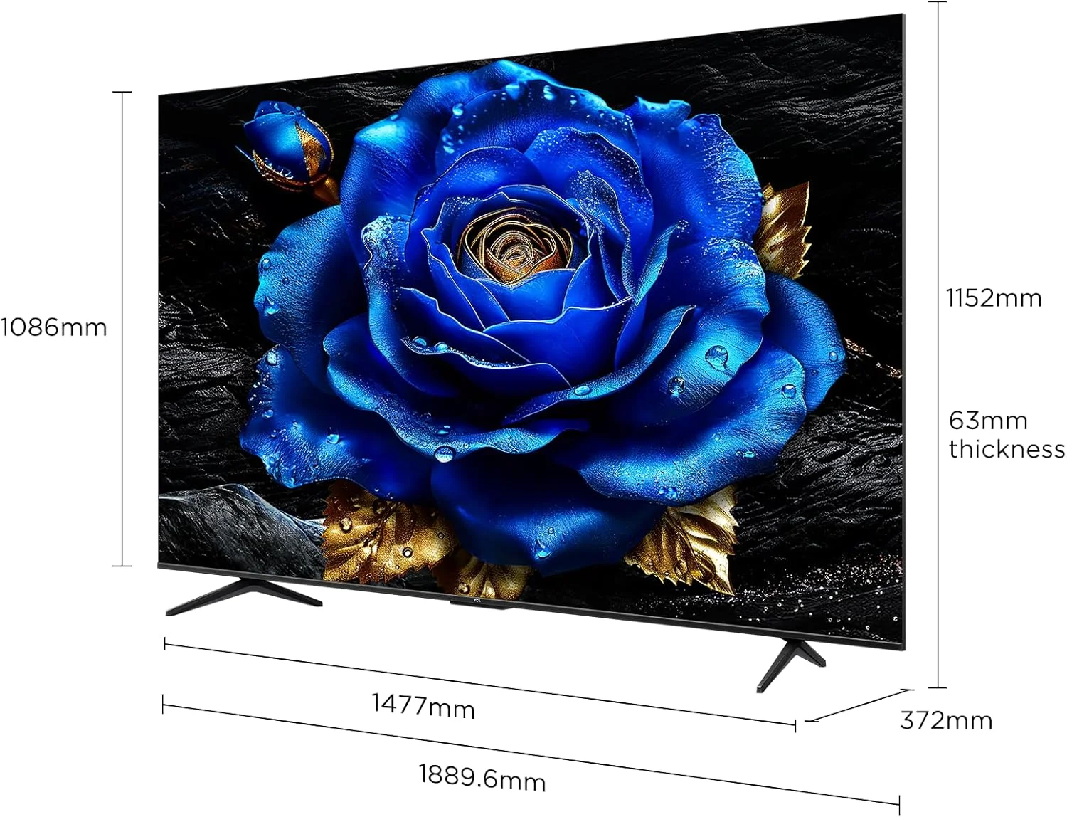 تلویزیون هوشمند 85 اینچی TCL مدل 85T6C با کیفیت 4K QLED، کریستال کوانتومی رنگارنگ HDR 10+، مناسب بازی، دارای Google TV، سیستم صوتی ONKYO 2.1 Hi-Fi، Dolby Atmos، DTS Virtual X، MEMC، کنترل صوتی، Game Master و طراحی باریک (مدل 2025) تلویزیون هوشمند 85 اینچی TCL مدل 85T6C با کیفیت 4K QLED، کریستال کوانتومی رنگارنگ HDR 10+، مناسب بازی، دارای Google TV، سیستم صوتی ONKYO 2.1 Hi-Fi، Dolby Atmos، DTS Virtual X، MEMC، کنترل صوتی، Game Master و طراحی باریک (مدل 2025)