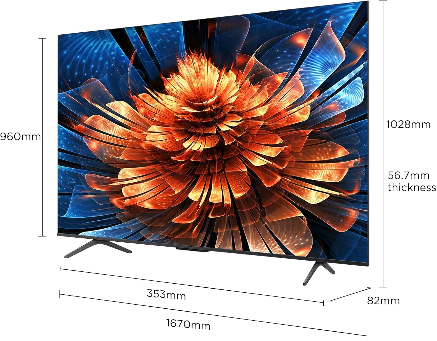 تلویزیون هوشمند تی سی ال مدل 75Q6C سایز 75 اینچ 4K QD-Mini LED با کریستال کوانتومی رنگارنگ HDR 10+ مناسب بازی، Google TV، نرخ نوسازی 144 هرتز، سیستم صوتی ONKYO 2.1 Hi-Fi، Dolby Atmos، حالت هوش مصنوعی، Game Master (مدل 2025) تلویزیون هوشمند تی سی ال مدل 75Q6C سایز 75 اینچ 4K QD-Mini LED با کریستال کوانتومی رنگارنگ HDR 10+ مناسب بازی، Google TV، نرخ نوسازی 144 هرتز، سیستم صوتی ONKYO 2.1 Hi-Fi، Dolby Atmos، حالت هوش مصنوعی، Game Master (مدل 2025)