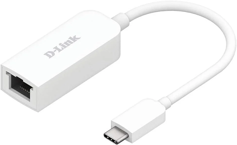 آداپتور USB-C به اترنت D-Link، تبدیل Type C به شبکه اترنت LAN با سرعت 2.5 گیگابیتی و عملکرد سیمی 2500 مگابیت بر ثانیه سازگار با ویندوز و مک OS (DUB-E250)