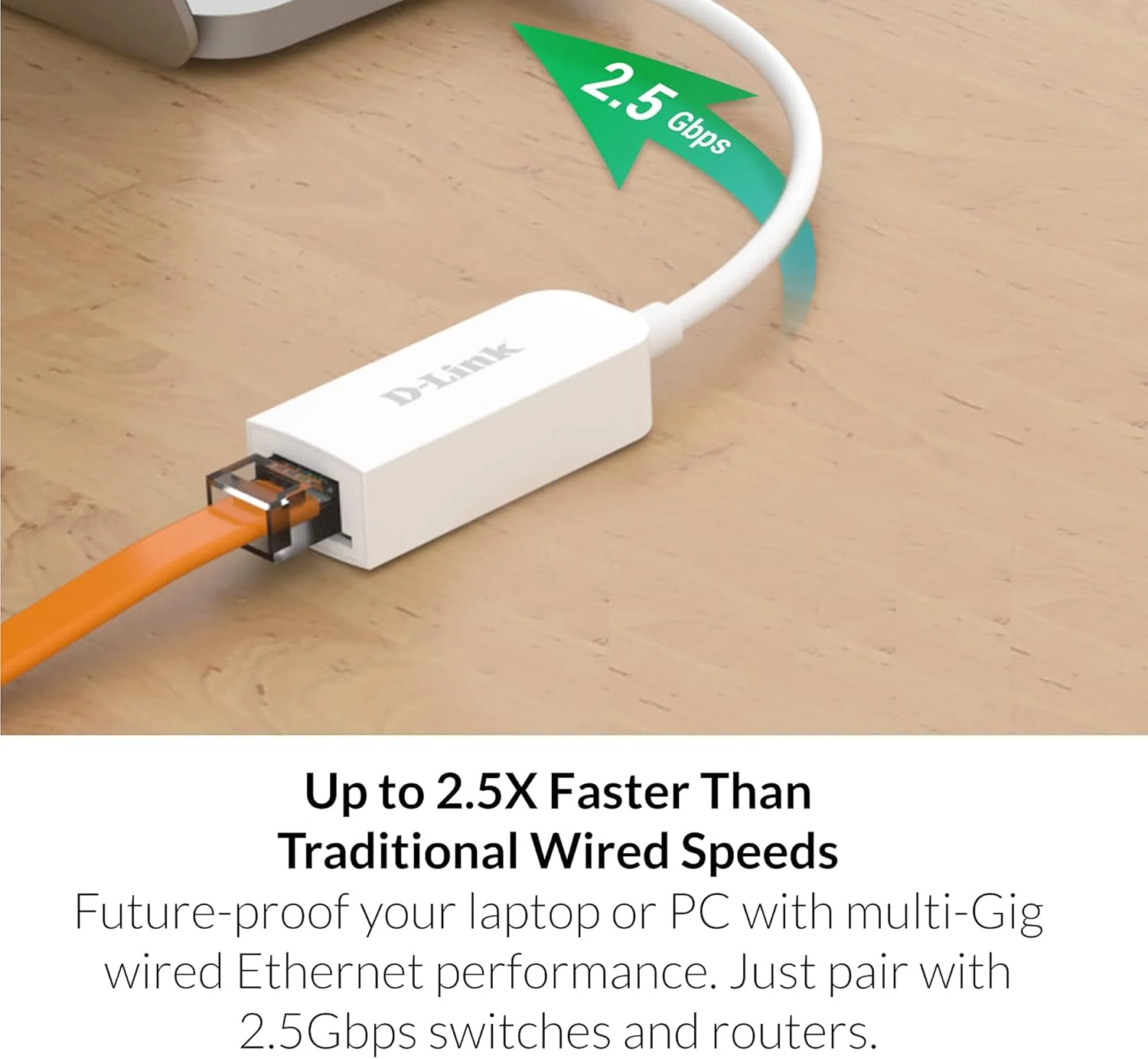 آداپتور USB-C به اترنت D-Link، تبدیل Type C به شبکه اترنت LAN با سرعت 2.5 گیگابیتی و عملکرد سیمی 2500 مگابیت بر ثانیه سازگار با ویندوز و مک OS (DUB-E250) آداپتور USB-C به اترنت D-Link، تبدیل Type C به شبکه اترنت LAN با سرعت 2.5 گیگابیتی و عملکرد سیمی 2500 مگابیت بر ثانیه سازگار با ویندوز و مک OS (DUB-E250)