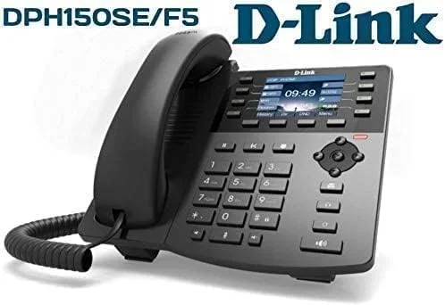 تلفن SIP - تلفن اینترنتی DPH-150SE برای خانه و دفتر - مشکی