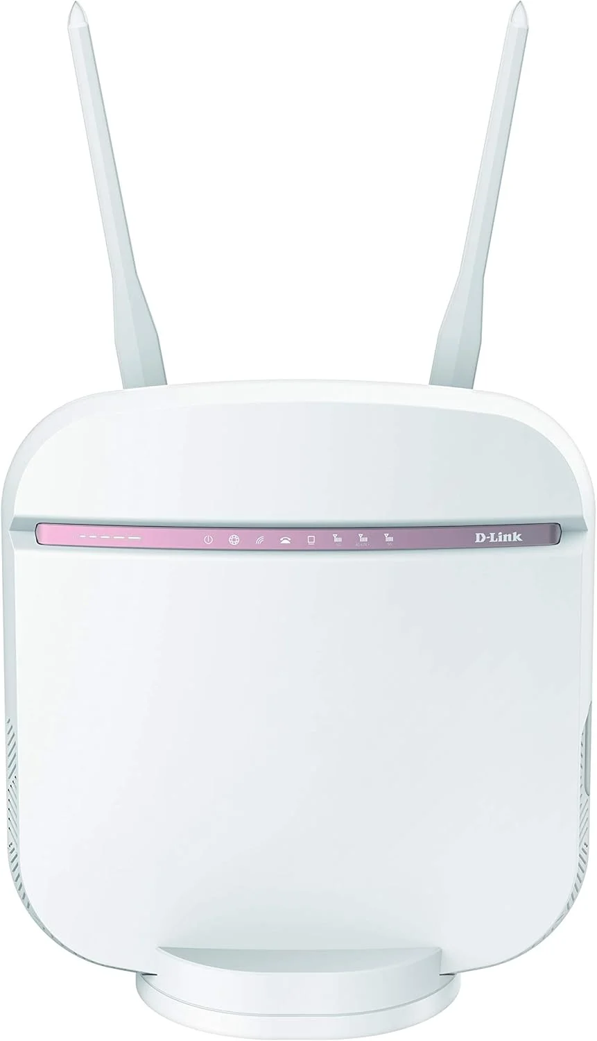 روتر بی‌سیم 5G LTE دی-لینک مدل DWR-978 (سرعت دانلود 5G تا 1.6 گیگابیت بر ثانیه، وای‌فای AC2600، MU-MIMO، دارای 4 پورت گیگابیتی، پورت اینترنت گیگابیتی، 2 عدد آنتن LTE جداشدنی، پشتیبانی از تمام شبکه‌ها)