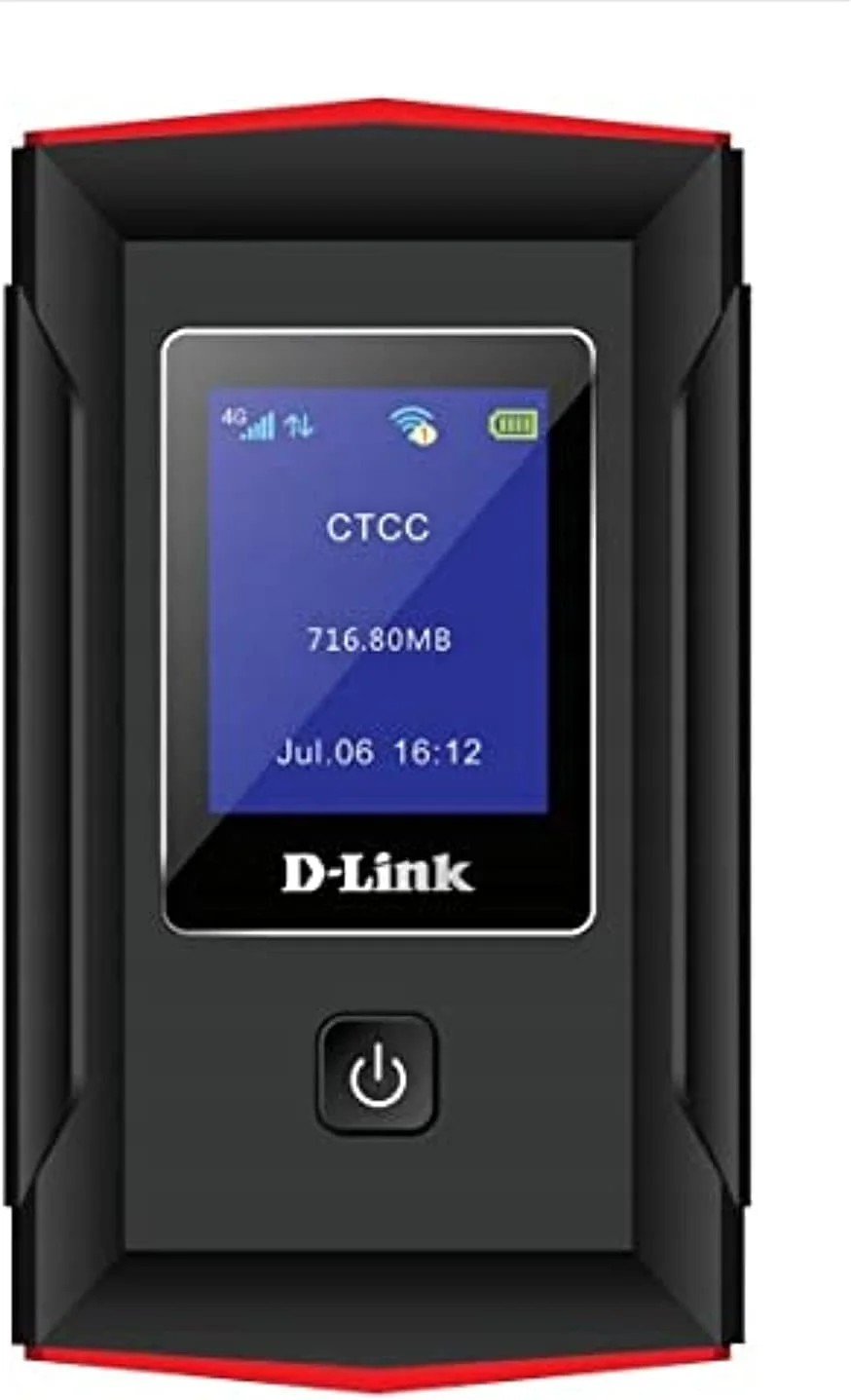 دی-لینک: DWR-932M - مودم همراه 4G MiFi با LCD، N300، باتری 3000 میلی آمپر، رنگ قرمز