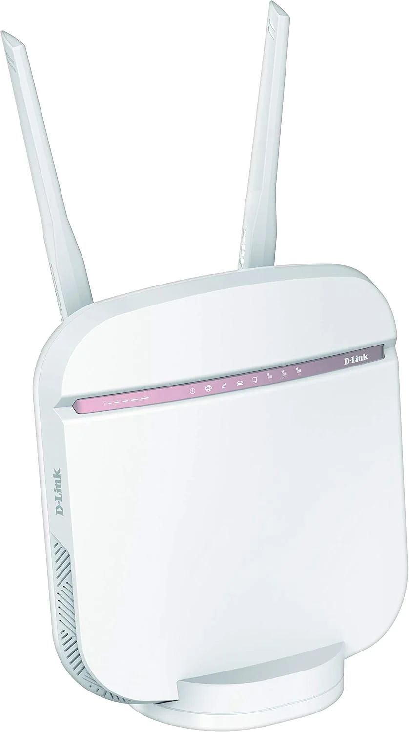 روتر بیسیم 5G LTE دی-لینک مدل DWR-978 (سرعت دانلود 5G تا 1.6 گیگابیت بر ثانیه، وایفای AC2600، MU-MIMO، دارای 4 پورت گیگابیتی، پورت اینترنت گیگابیتی، 2 عدد آنتن LTE جداشدنی، پشتیبانی از تمام شبکهها) روتر بیسیم 5G LTE دی-لینک مدل DWR-978 (سرعت دانلود 5G تا 1.6 گیگابیت بر ثانیه، وایفای AC2600، MU-MIMO، دارای 4 پورت گیگابیتی، پورت اینترنت گیگابیتی، 2 عدد آنتن LTE جداشدنی، پشتیبانی از تمام شبکهها)