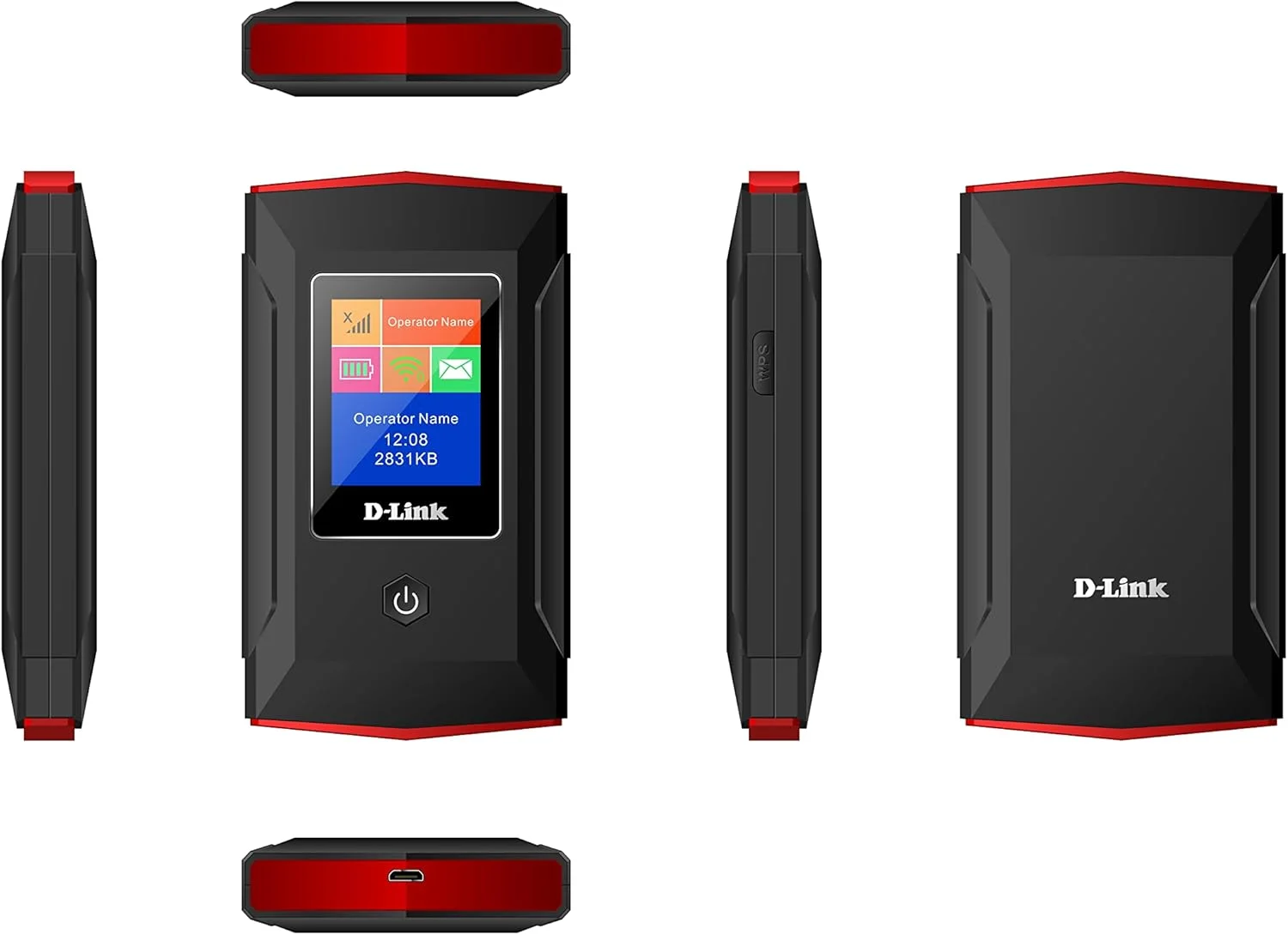 دی-لینک: DWR-932M - مودم همراه 4G MiFi با LCD، N300، باتری 3000 میلی آمپر، رنگ قرمز دی-لینک: DWR-932M - مودم همراه 4G MiFi با LCD، N300، باتری 3000 میلی آمپر، رنگ قرمز