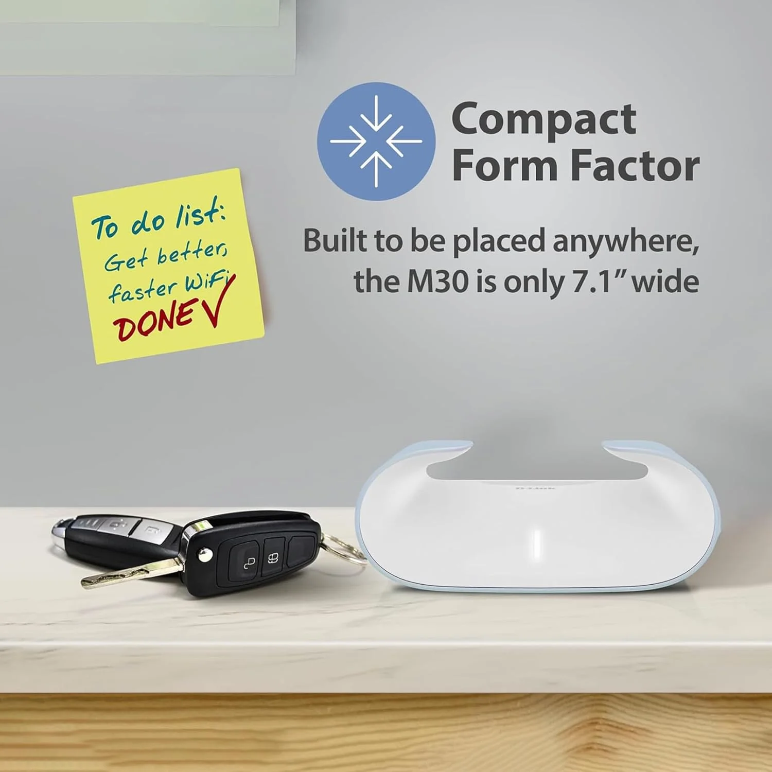 روتر مش وای فای 6 دی-لینک M30 | سرعت 3000 مگابیت بر ثانیه | پوشش تا 260 متر مربع | دو بانده | پورت گیگابیتی | مش مجهز به هوش مصنوعی | عملکرد بالا | پوشش کروی 360 درجه | دارای گواهینامه MTCTE روتر مش وای فای 6 دی-لینک M30 | سرعت 3000 مگابیت بر ثانیه | پوشش تا 260 متر مربع | دو بانده | پورت گیگابیتی | مش مجهز به هوش مصنوعی | عملکرد بالا | پوشش کروی 360 درجه | دارای گواهینامه MTCTE