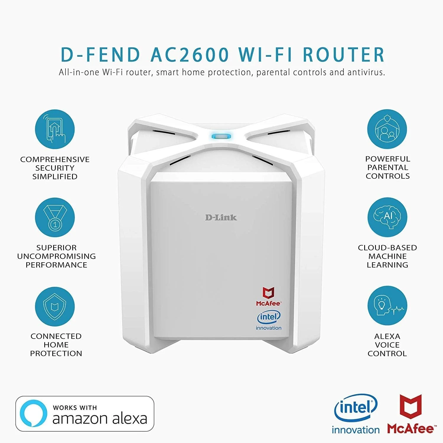 روتر وای فای دی-لینک DIR 2680 D-Fend AC2600 روتر وای فای دی-لینک DIR 2680 D-Fend AC2600