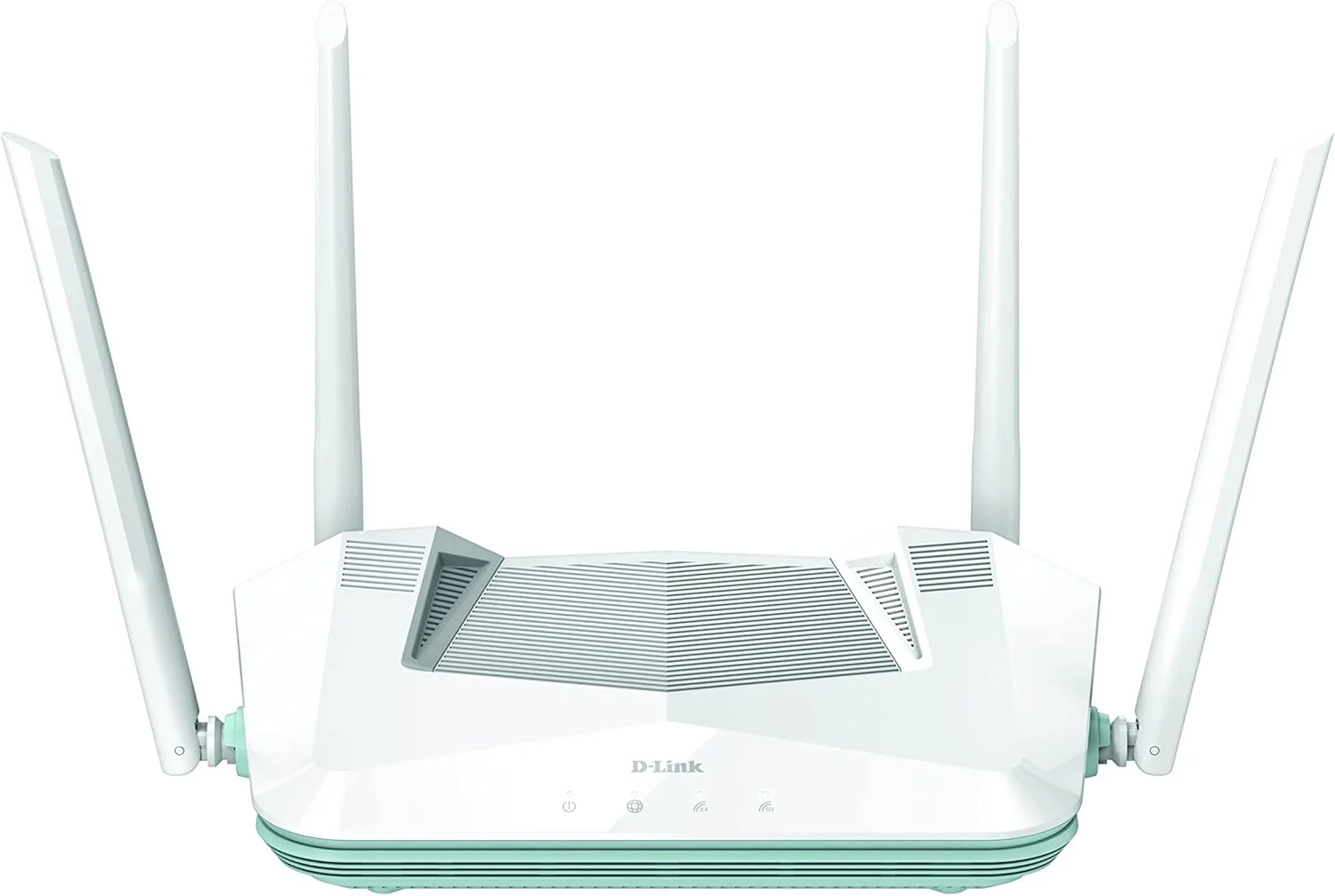 روتر هوشمند D-Link R32 EAGLE PRO AI AX3200 با بهینه ساز ترافیک/Wi-Fi مبتنی بر هوش مصنوعی، DFS، کنترل والدین مبتنی بر هوش مصنوعی، پورت های گیگابیتی، MU-MIMO، 1024 QAM، OFDMA، WPA3، قابلیت Mesh. سازگار با الکسا/دستیار گوگل