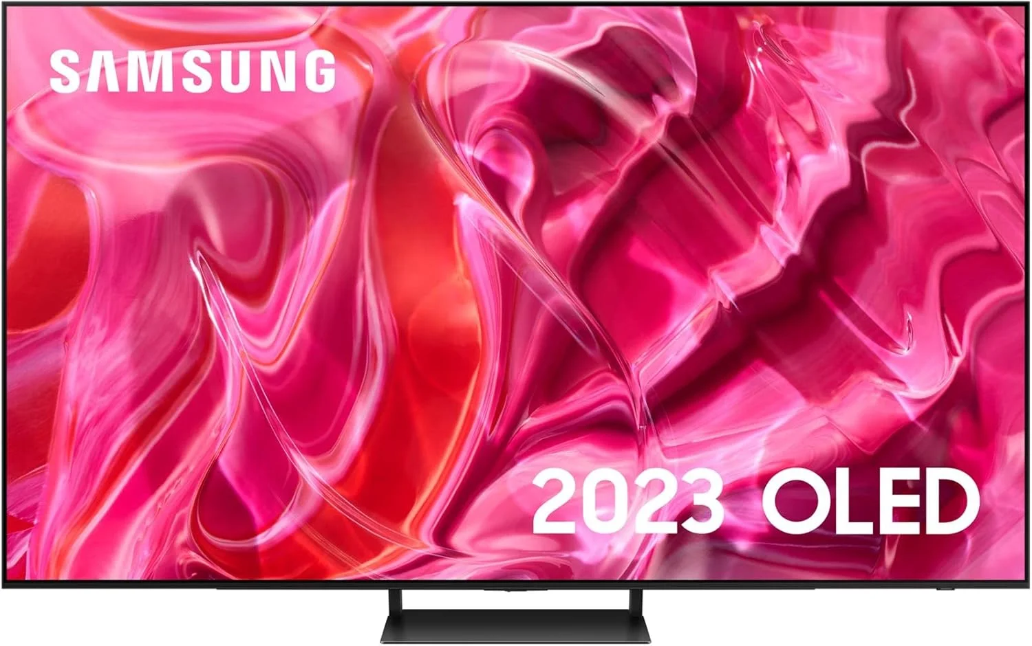 تلویزیون هوشمند 55 اینچی سامسونگ مدل S90C 4K OLED HDR (سال 2023) با فناوری Quantum Dot Colour، صفحه نمایش ضد انعکاس، صدای فراگیر Dolby Atmos، نرم افزار گیمینگ 144 هرتز و طراحی Laserslim با Alexa