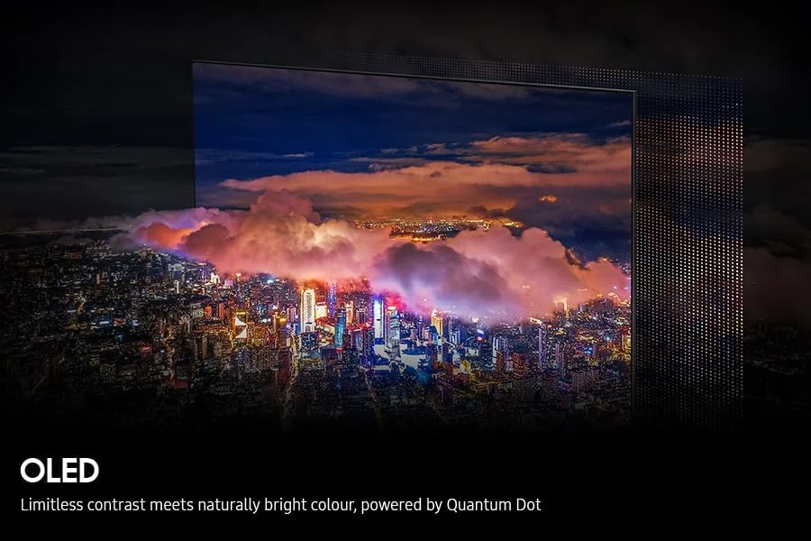 تلویزیون هوشمند 65 اینچ سامسونگ مدل S90C 4K OLED HDR (سال 2023) با فناوری Quantum Dot Colour، صفحه نمایش ضد انعکاس، صدای فراگیر Dolby Atmos، نرخ رفرش 144 هرتز - نسخه بین المللی تلویزیون هوشمند 65 اینچ سامسونگ مدل S90C 4K OLED HDR (سال 2023) با فناوری Quantum Dot Colour، صفحه نمایش ضد انعکاس، صدای فراگیر Dolby Atmos، نرخ رفرش 144 هرتز - نسخه بین المللی