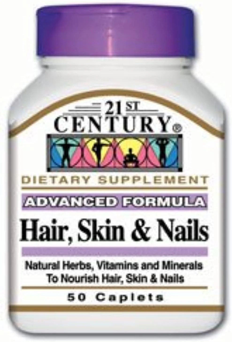 کپسول های مو، پوست و ناخن 21st Century، بسته 50 عددی