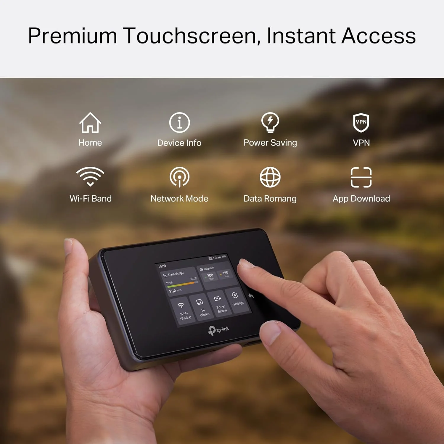 روتر وایرلس موبایل 5G LTE تیپیلینک M8550 روتر وایرلس موبایل 5G LTE تیپیلینک M8550
