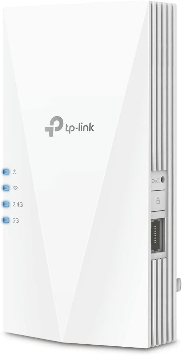 تقویت کننده اینترنت TP-Link AX1800 WiFi 6، پوشش تا 1500 فوت مربع و 30 دستگاه، تکرار کننده سیگنال بی سیم دو بانده، پورت گیگابیتی اترنت، حالت AP، سازگار با OneMesh (RE600X)