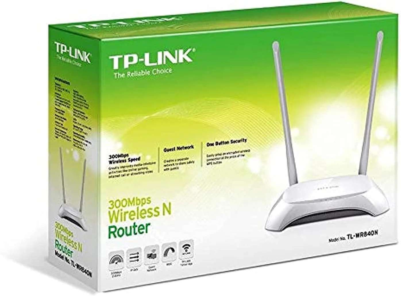 روتر بی سیم N تی پی-لینک TL-WR840N با سرعت 300 مگابیت در ثانیه