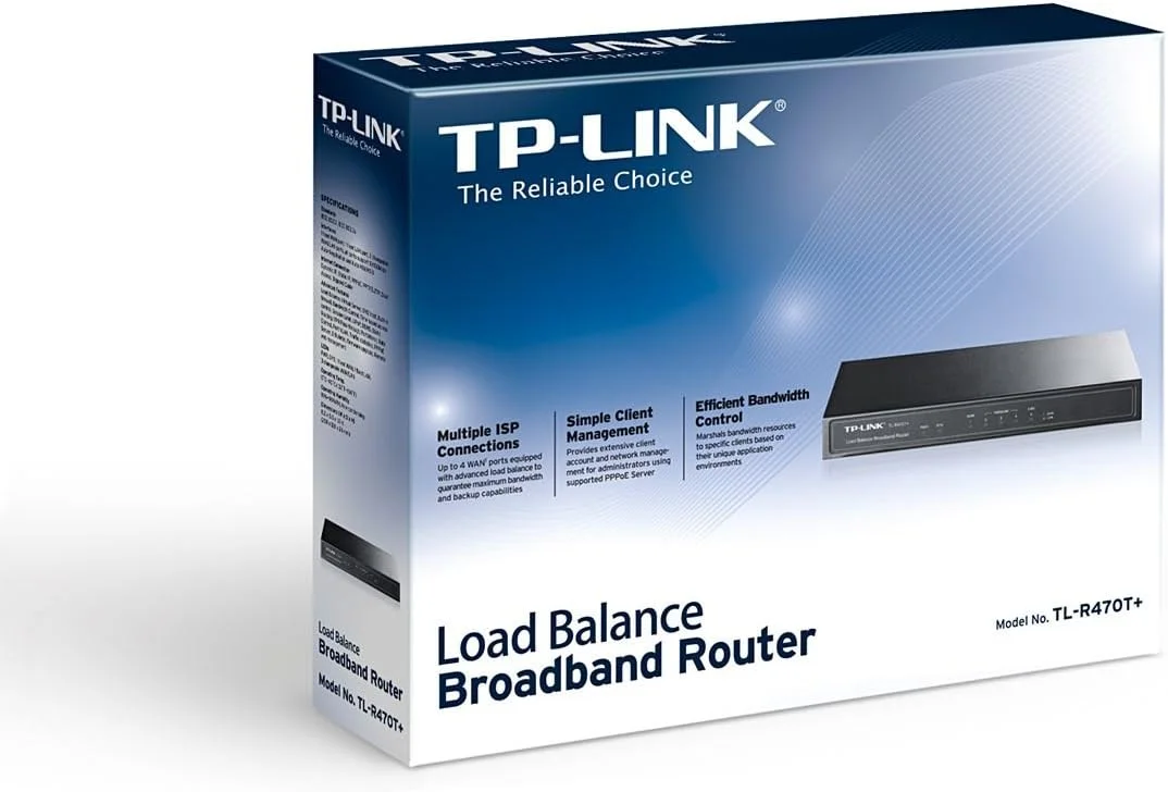 روتر پهن باند متعادل کننده بار TP-LINK TL-R470T+ روتر پهن باند متعادل کننده بار TP-LINK TL-R470T+
