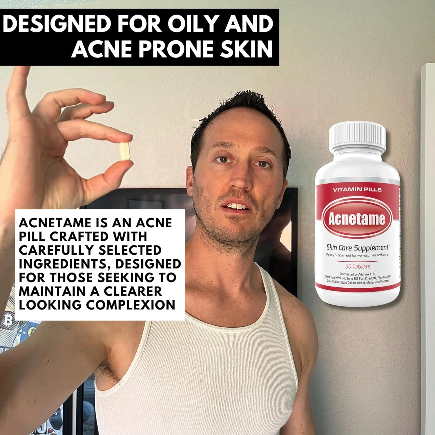 مکمل های ویتامین برای پوست چرب زنان، مردان، نوجوانان و بزرگسالان (120 عدد قرص) بسته 2 عددی مکمل های ویتامین برای پوست چرب زنان، مردان، نوجوانان و بزرگسالان (120 عدد قرص) بسته 2 عددی