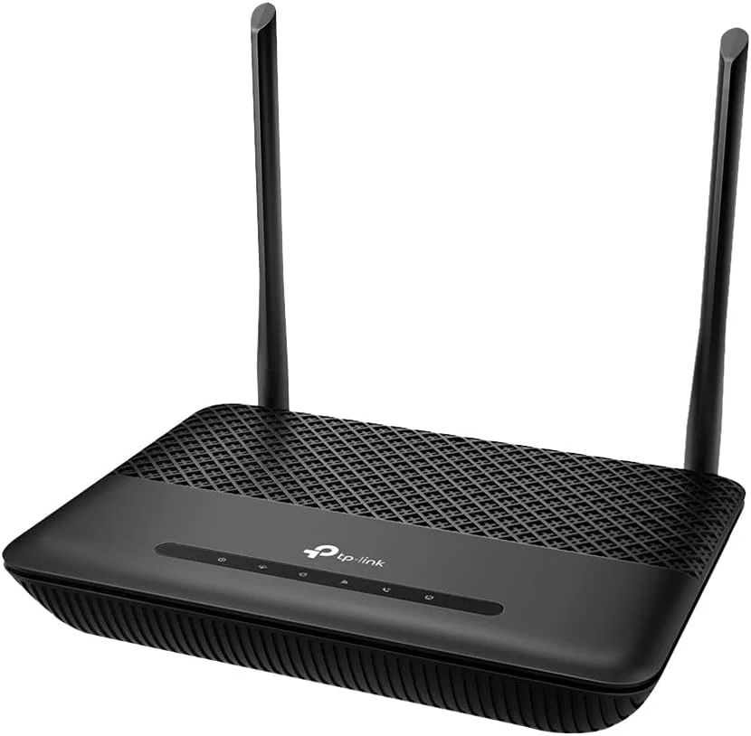 مودم روتر تلفنی VDSL/DSL بی‌سیم TP-Link TD-W9960v (300 مگابیت در ثانیه در 2.4 گیگاهرتز، VDSL Vectoring 100 مگابیت در ثانیه، سازگار با Telekom/1&1/Vodafone/O2، پایه DECT و سرور رسانه، فقط برای آلمان) مشکی