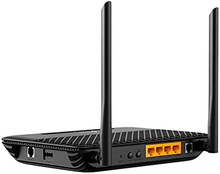 مودم روتر تلفنی VDSL/DSL بیسیم TP-Link TD-W9960v (300 مگابیت در ثانیه در 2.4 گیگاهرتز، VDSL Vectoring 100 مگابیت در ثانیه، سازگار با Telekom/1&1/Vodafone/O2، پایه DECT و سرور رسانه، فقط برای آلمان) مشکی مودم روتر تلفنی VDSL/DSL بیسیم TP-Link TD-W9960v (300 مگابیت در ثانیه در 2.4 گیگاهرتز، VDSL Vectoring 100 مگابیت در ثانیه، سازگار با Telekom/1&1/Vodafone/O2، پایه DECT و سرور رسانه، فقط برای آلمان) مشکی