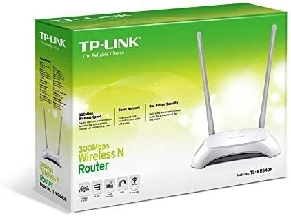 روتر بی سیم N تی پی-لینک TL-WR840N با سرعت 300 مگابیت در ثانیه روتر بی سیم N تی پی-لینک TL-WR840N با سرعت 300 مگابیت در ثانیه