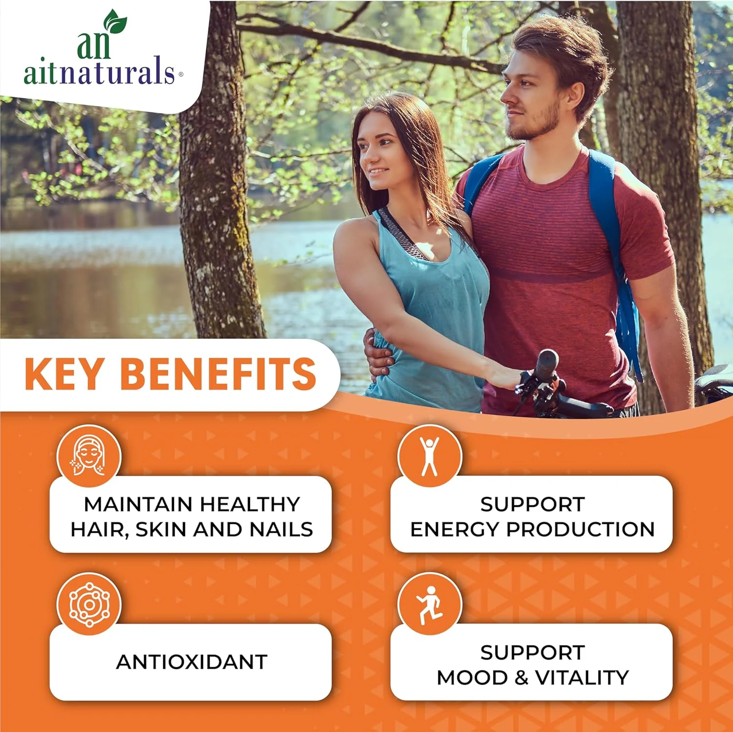 آیت نچرالز ویتامین B-100 (100 کپسول) | کمپلکس غنی شده B (B1، B2، B3، B5، B6، B7، B9 و B12) برای تولید انرژی، خلق و خو و نشاط، پشتیبانی از سیستم ایمنی، مو، پوست، ناخن های سالم و عملکرد شناختی آیت نچرالز ویتامین B-100 (100 کپسول) | کمپلکس غنی شده B (B1، B2، B3، B5، B6، B7، B9 و B12) برای تولید انرژی، خلق و خو و نشاط، پشتیبانی از سیستم ایمنی، مو، پوست، ناخن های سالم و عملکرد شناختی