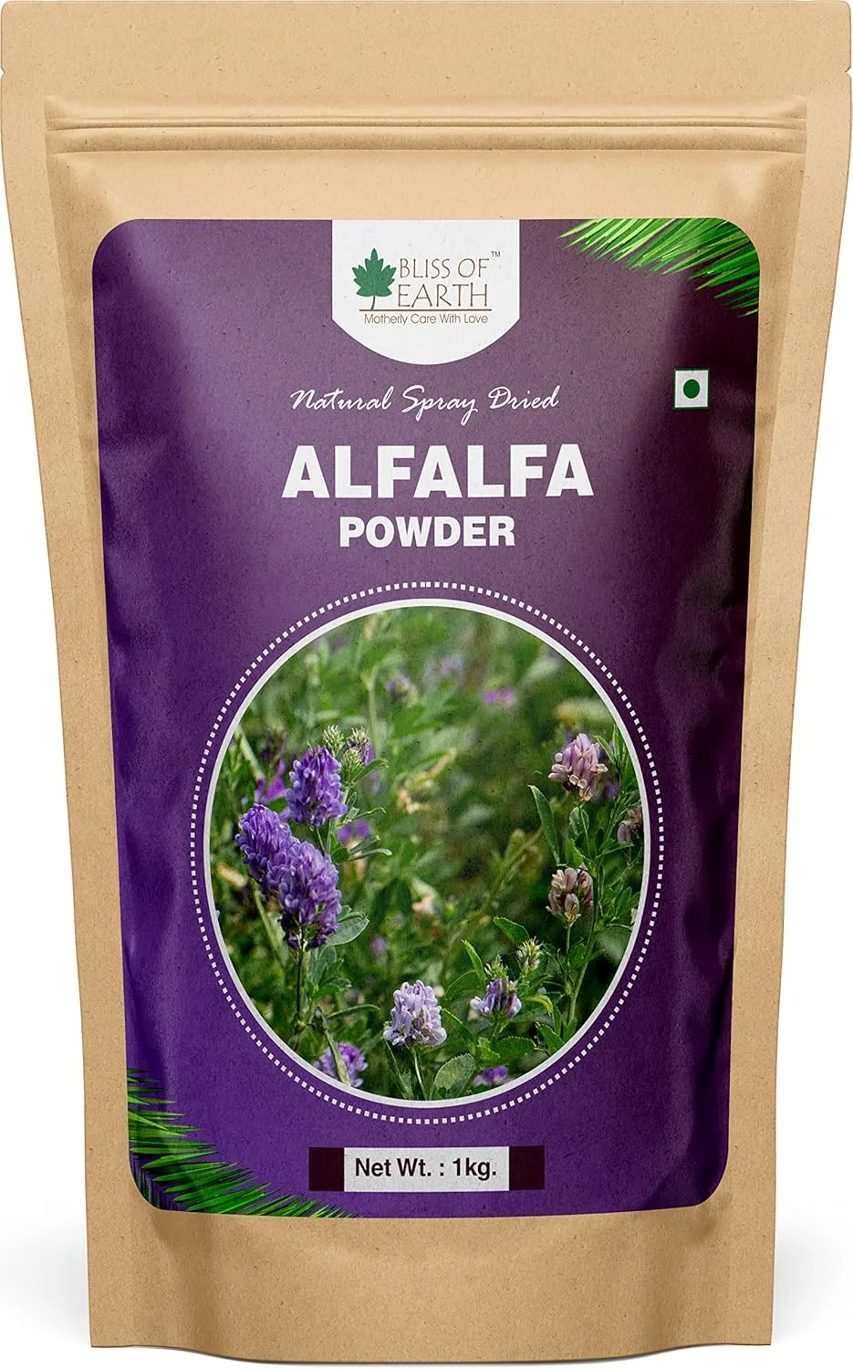 پودر یونجه ۱ کیلوگرمی بلیس آف ارث، خشک شده با روش اسپری، مناسب برای پوست و مو، سرشار از ویتامین ها و مواد معدنی پودر یونجه ۱ کیلوگرمی بلیس آف ارث، خشک شده با روش اسپری، مناسب برای پوست و مو، سرشار از ویتامین ها و مواد معدنی