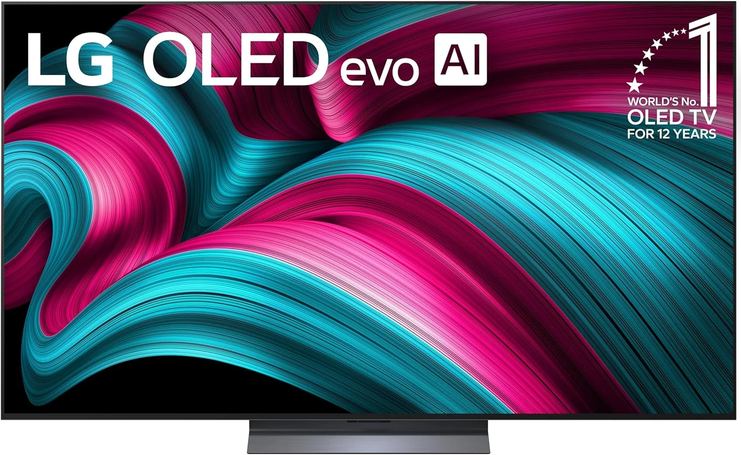 تلویزیون هوشمند 65 اینچی LG OLED evo AI 4K سری C5 با Dolby Atmos، Dolby Vision، HDR10، AI Super Upscaling 4K، حالت Filmmaker، Wow Orchestra و Alexa داخلی (OLED65C5PUA، 2025)