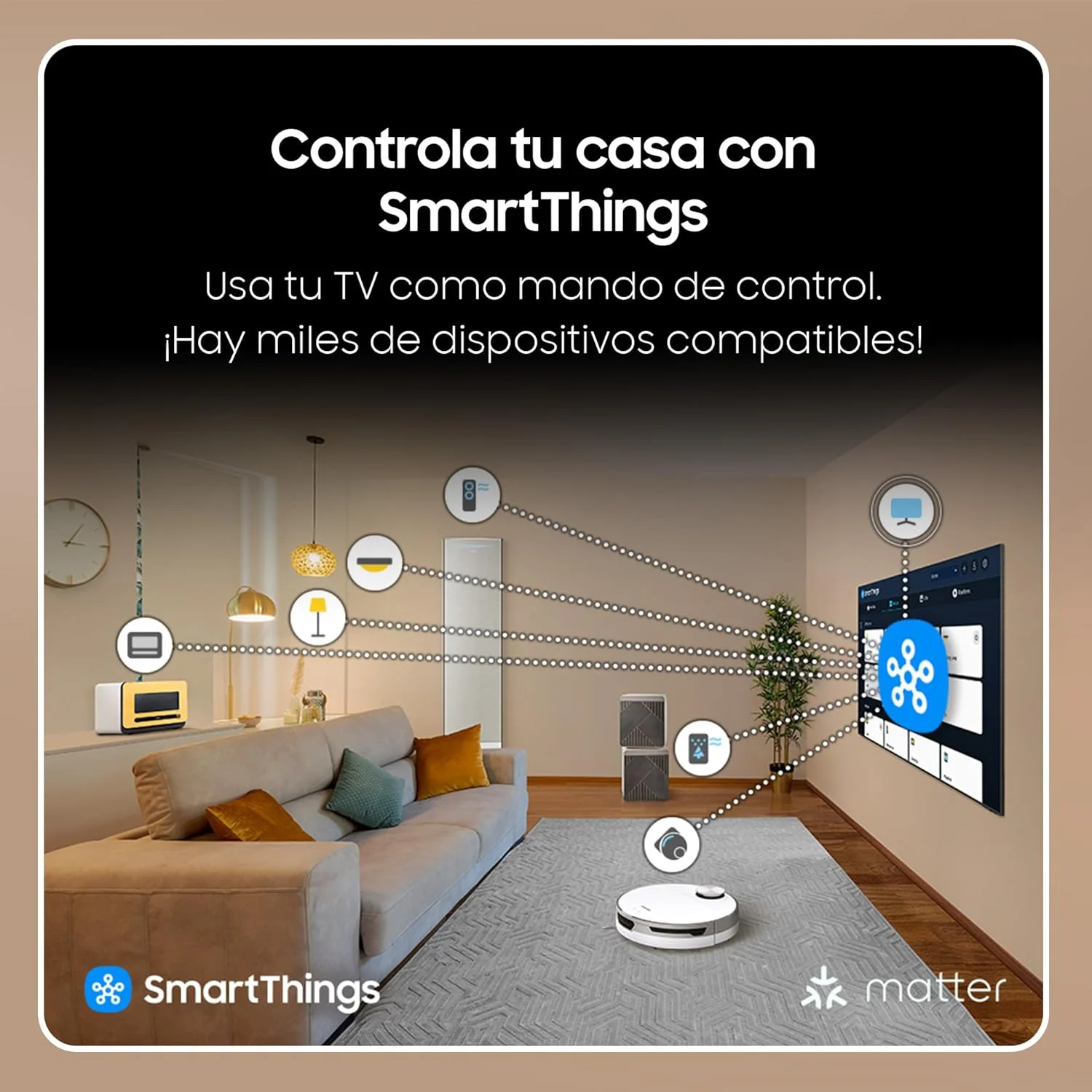 تلویزیون هوشمند 55 اینچی SAMSUNG The Frame 4K 2024 مدل 55LS03D با صفحه نمایش مات، قاب های قابل تعویض، حجم رنگ 100% با Quantum Dot و One Connect و کابل تقریبا نامرئی تلویزیون هوشمند 55 اینچی SAMSUNG The Frame 4K 2024 مدل 55LS03D با صفحه نمایش مات، قاب های قابل تعویض، حجم رنگ 100% با Quantum Dot و One Connect و کابل تقریبا نامرئی