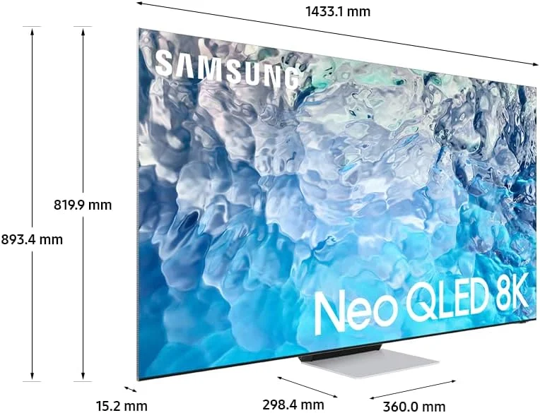 تلویزیون 65 اینچ سامسونگ Neo QLED 8K Quantum HDR 64X Mini LED - QE65QN900BUXZN - مدل 2022 (نسخه بین المللی) (بازسازی شده) تلویزیون 65 اینچ سامسونگ Neo QLED 8K Quantum HDR 64X Mini LED - QE65QN900BUXZN - مدل 2022 (نسخه بین المللی) (بازسازی شده)